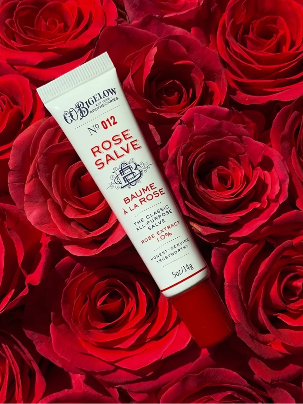 NEW! C.O. Bigelow Rose Salve Tube No. 012